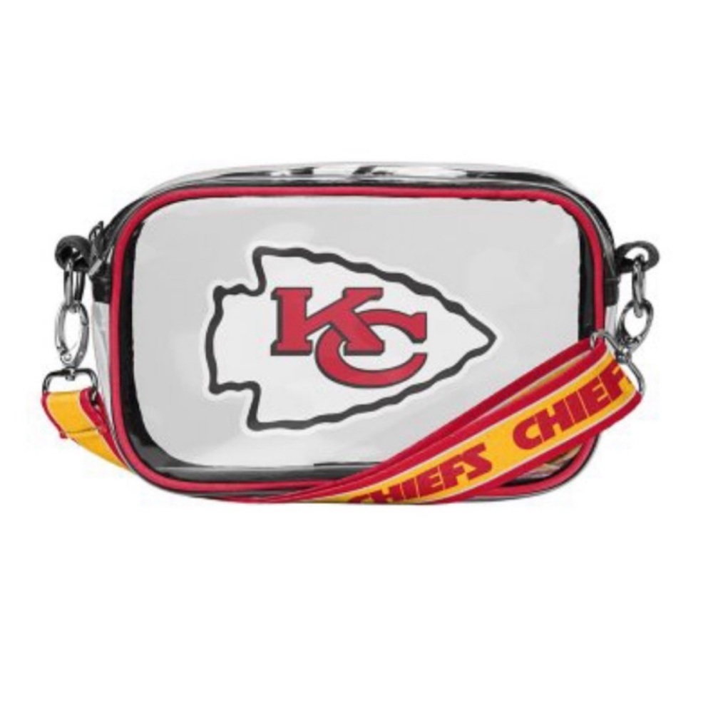 🆕 KC Chiefs FOCO NFL Stadium Clear Crossbody